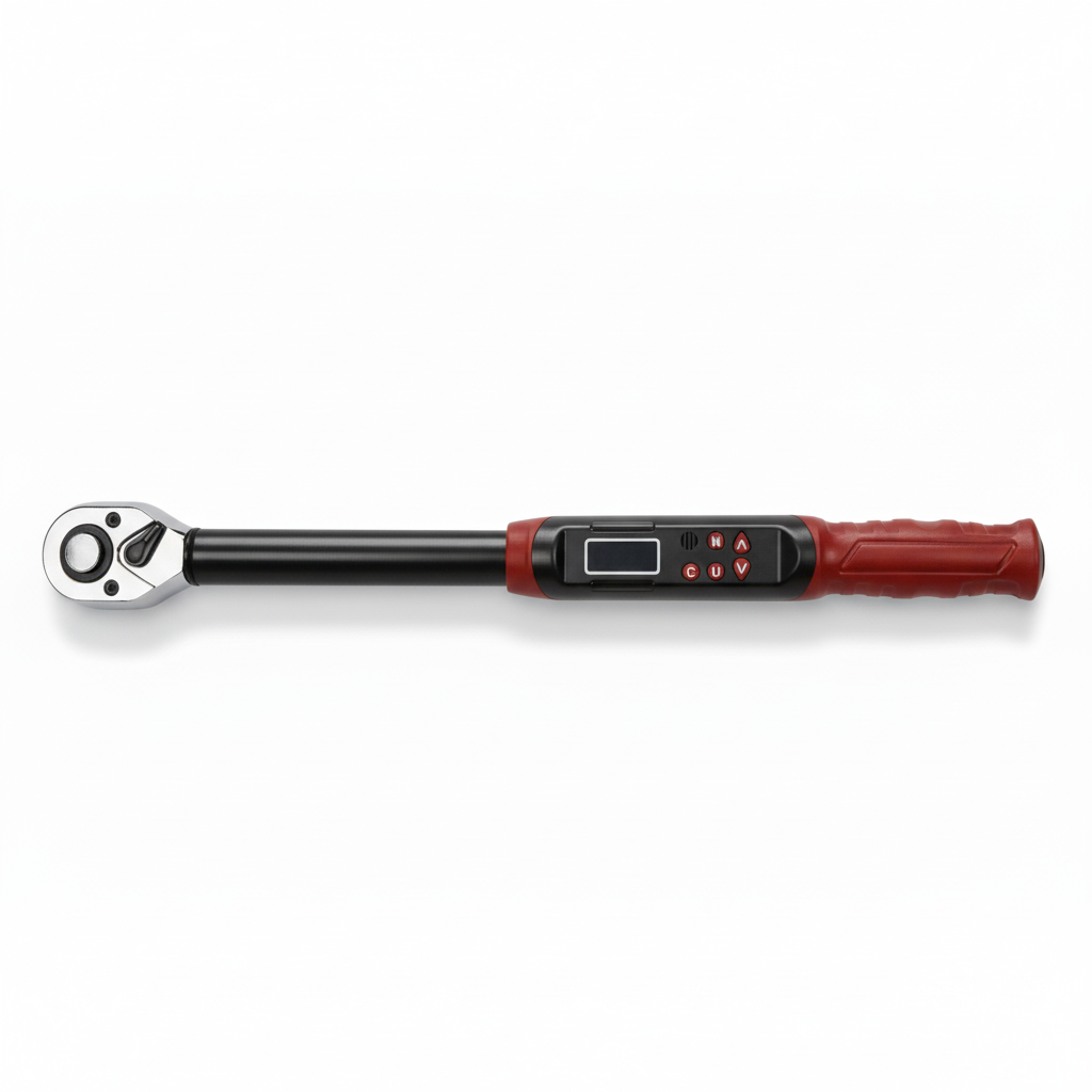 Interchangeable digital display torque wrench