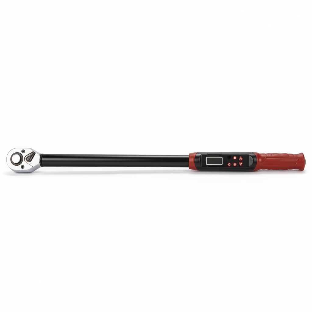 Interchangeable digital display torque wrench